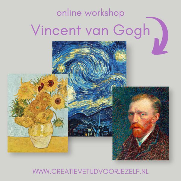 Online kunstworkshop Vincent van Gogh