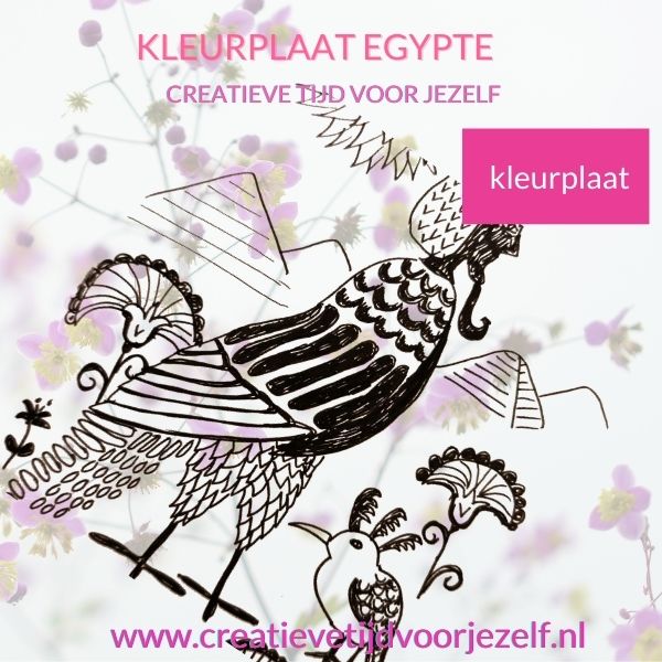 kleurplaat egypte