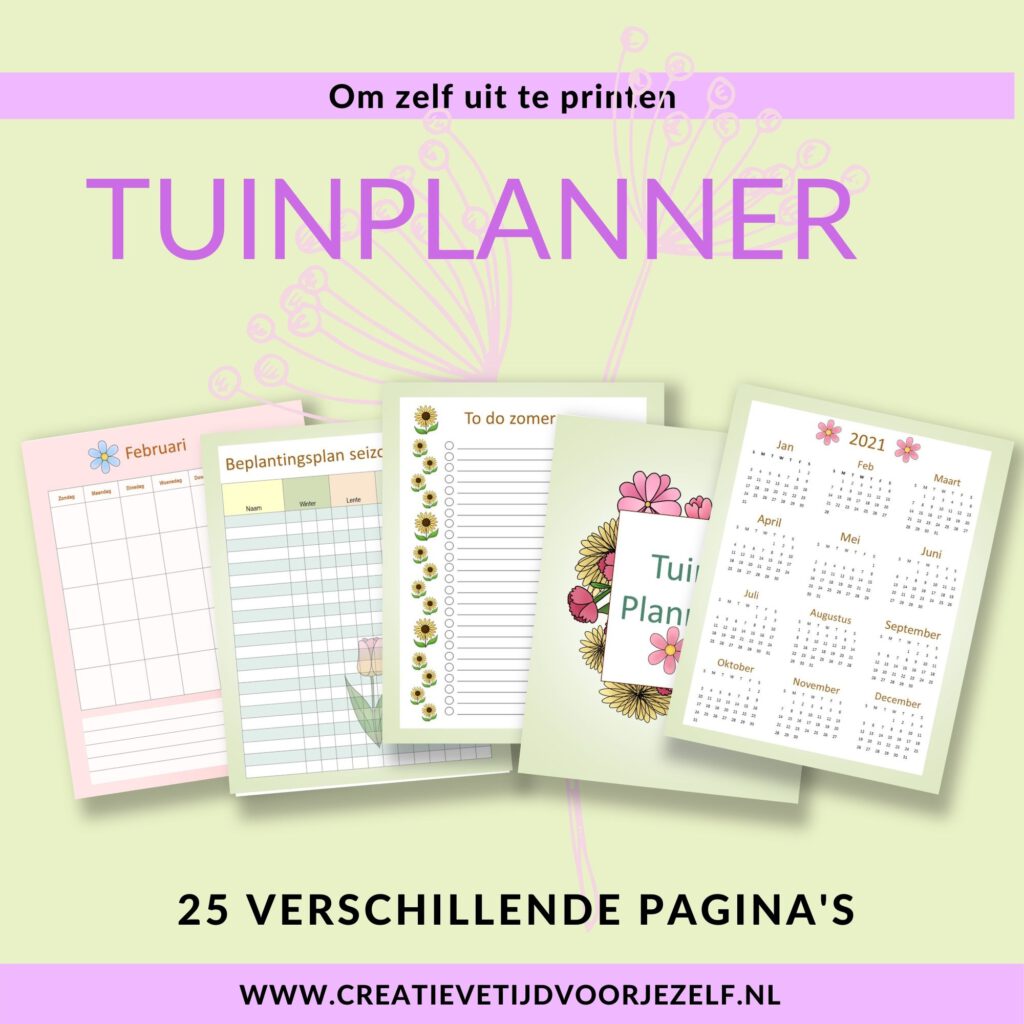 Tuinplanner - printable