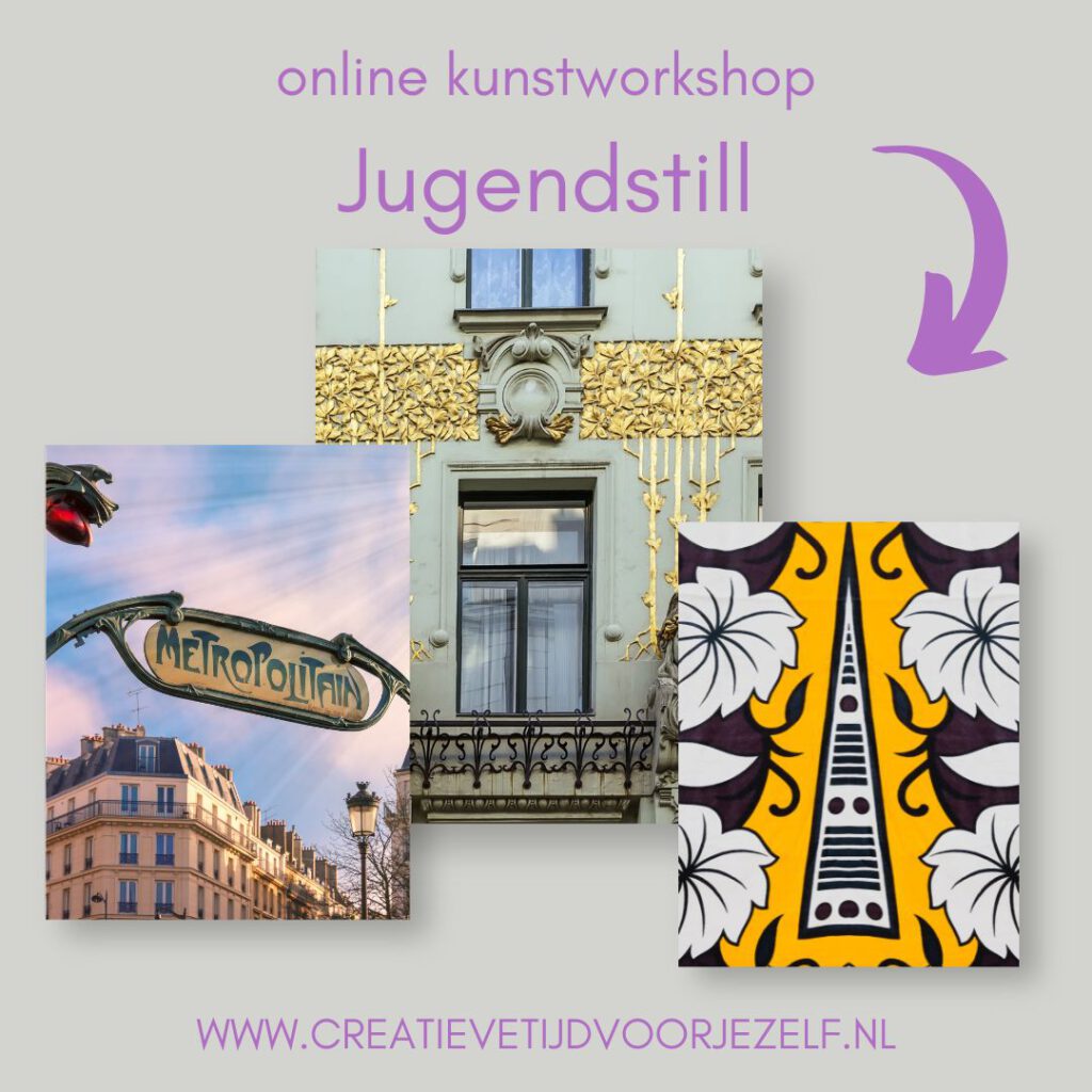 Online kunstworkshop Jugendstill