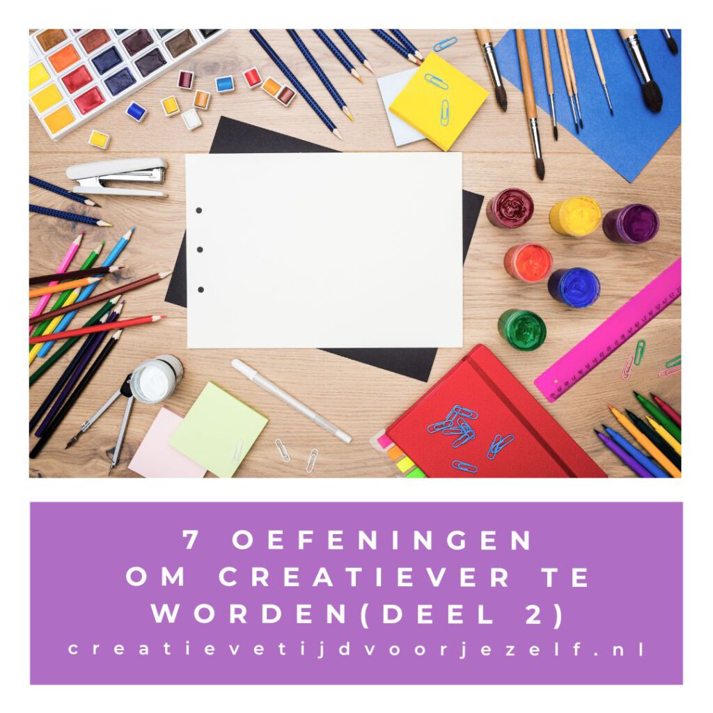 oefeningen om creatiever te worden