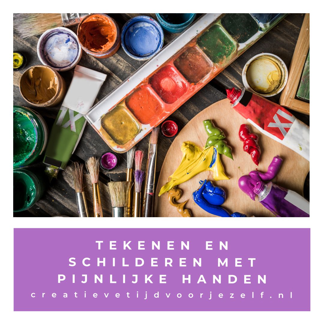 Tekenen en schilderen met pijnlijke handen: wat werkt beter?